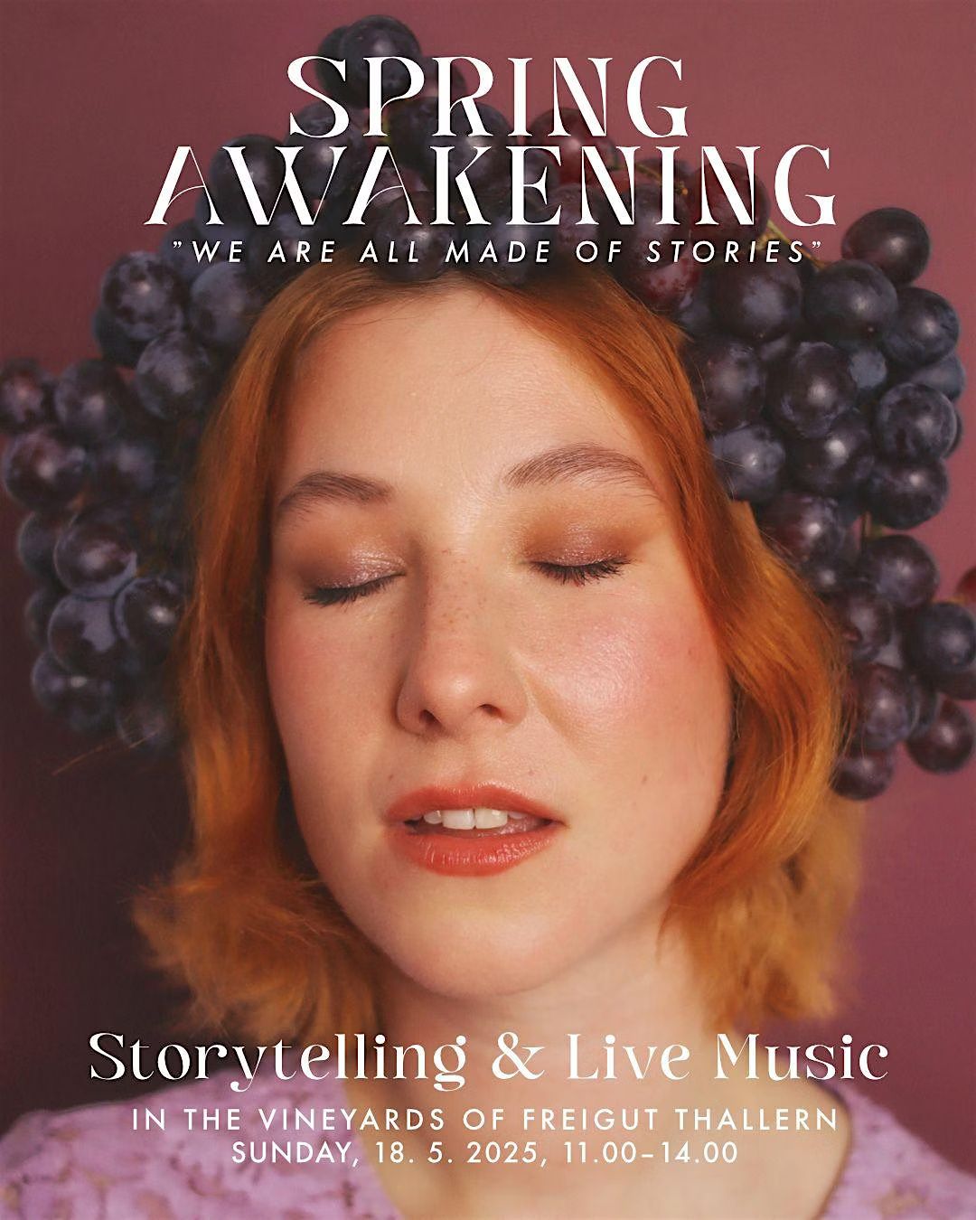 Spring Awakening - Storytelling & Live Music in the Vineyards