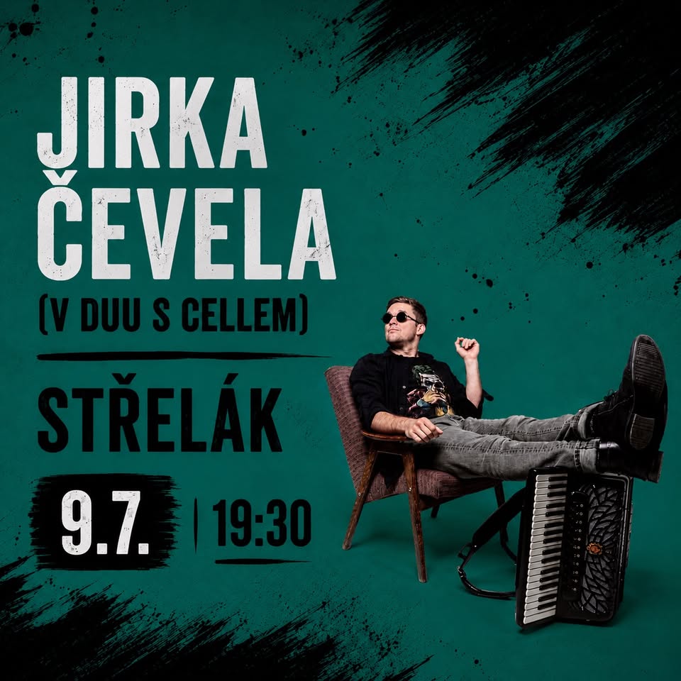 Jirka Čevela (v duu s cellem) na Střeláku
