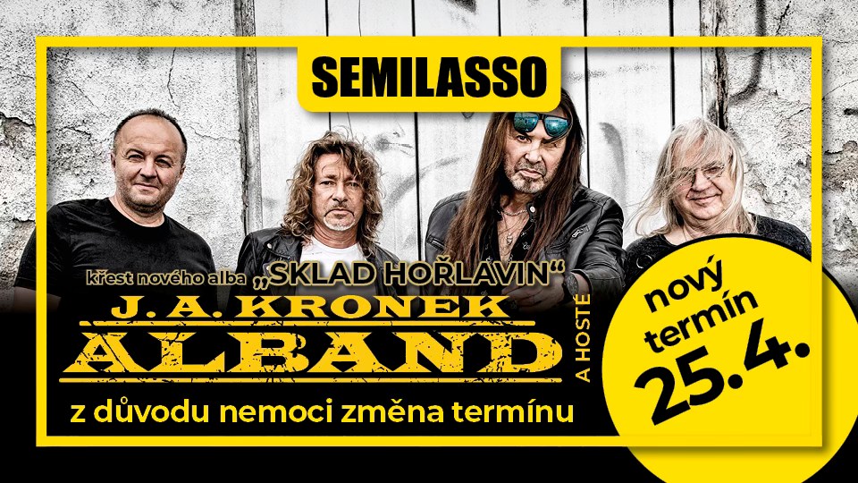 J. A. Kronek a ALBAND + hosté / Náhradní termín za 4.4.2025