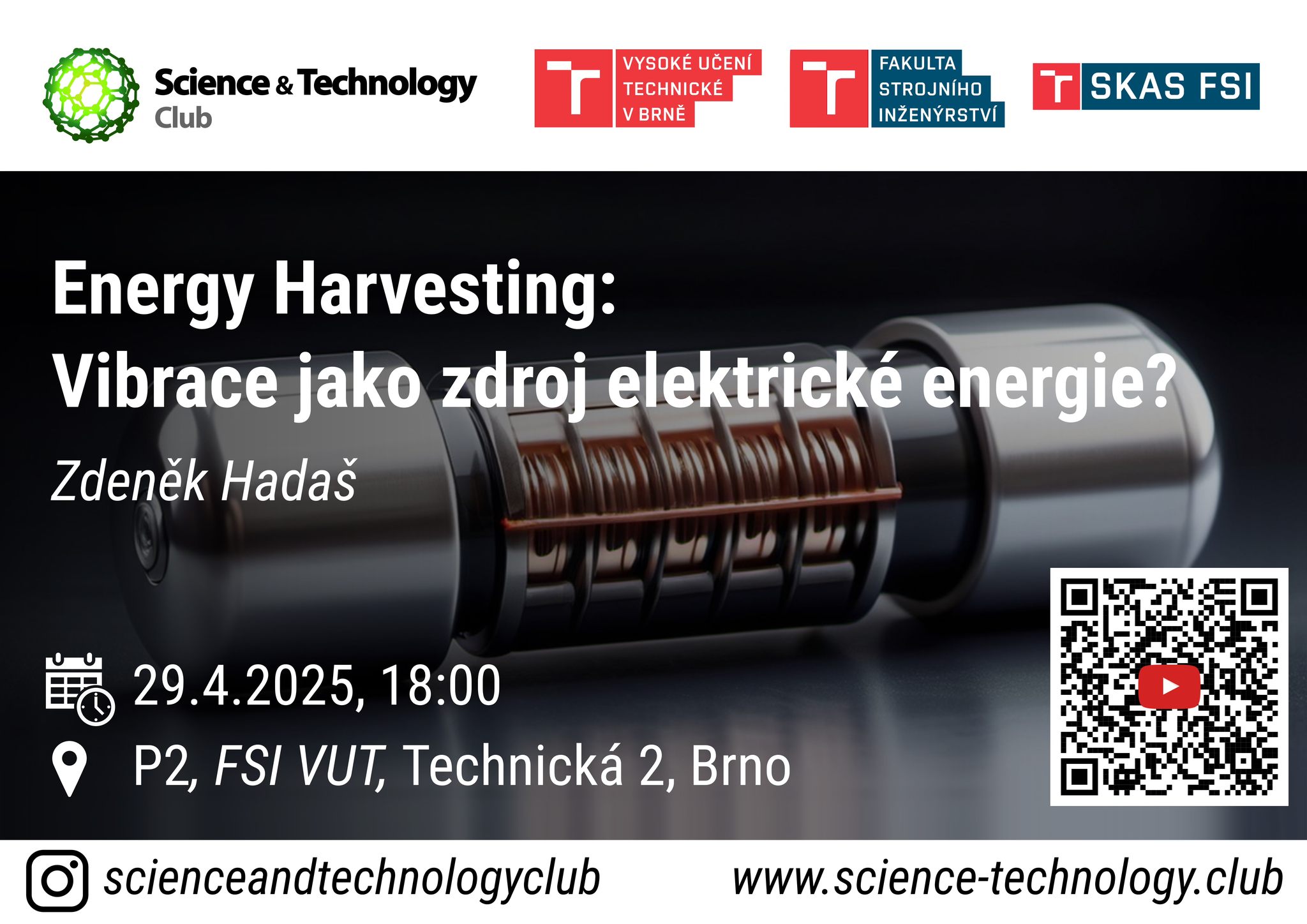 Zdeněk Hadaš | Energy Harvesting: Vibrace jako zdroj elektrické energie?