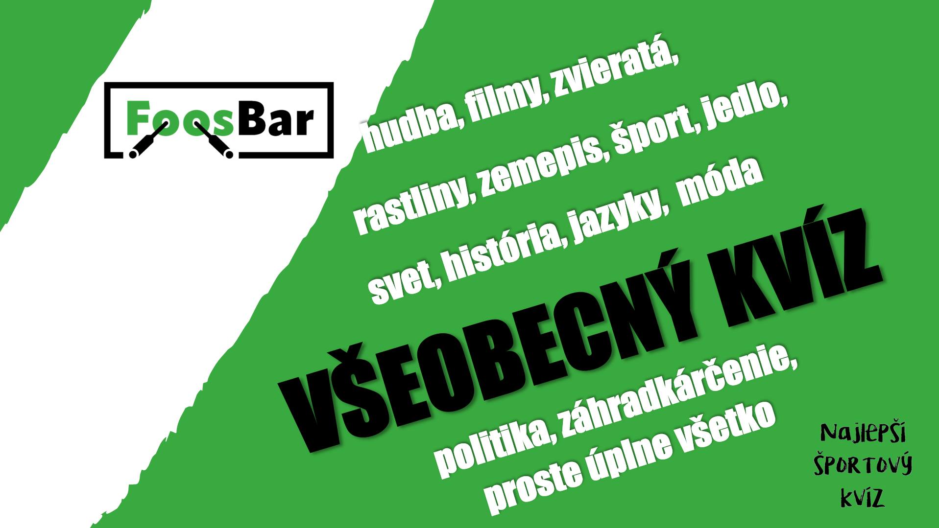 FoosBar: Všeobecný kvíz #43