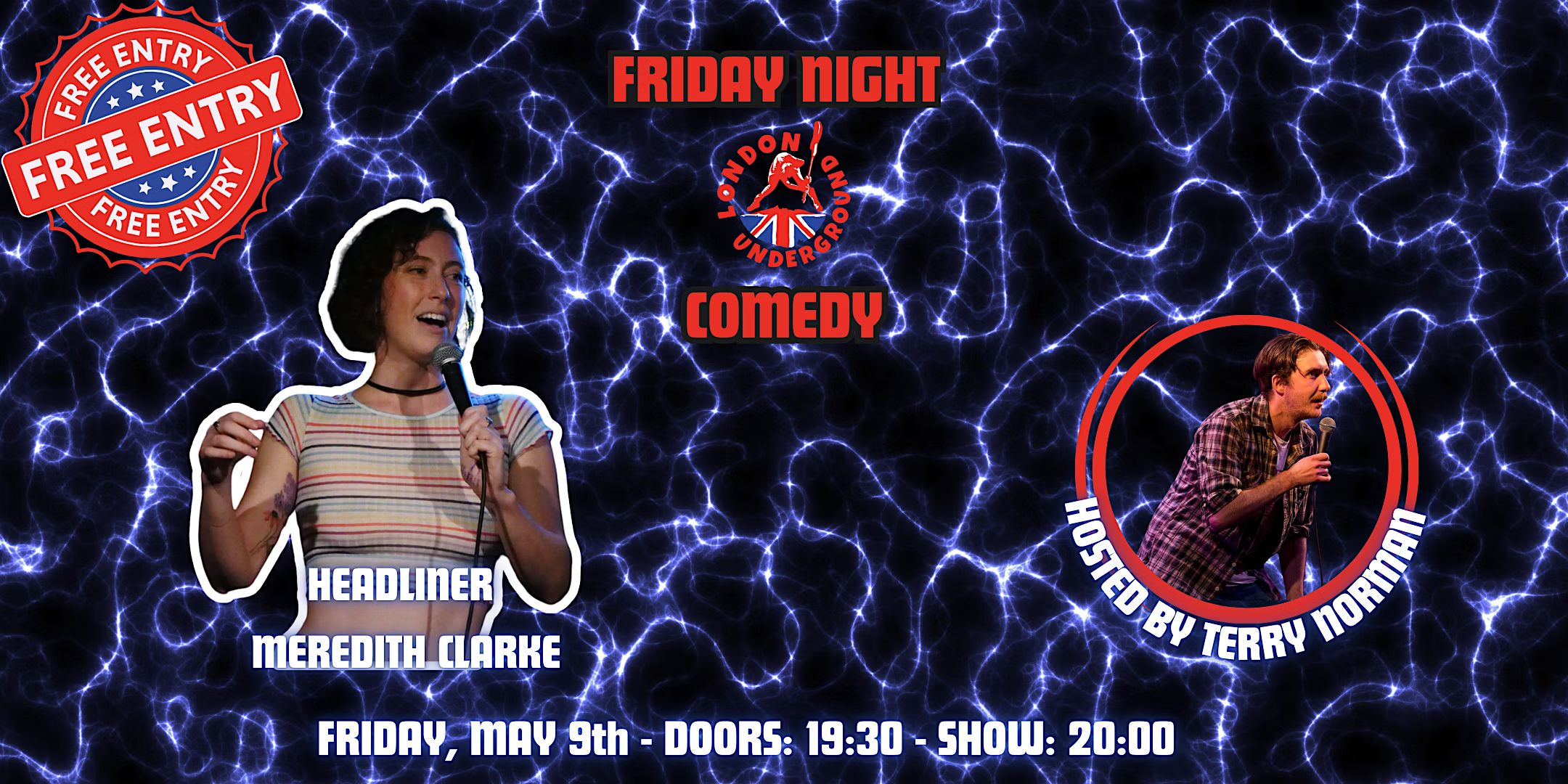 Friday Night Comedy @ London Underground: FREE ENTRY!