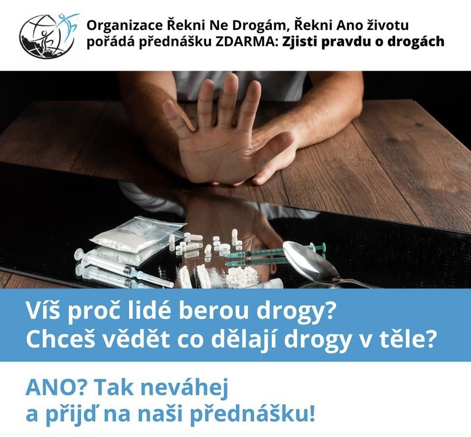 ZJISTI PRAVDU O DROGÁCH Přednáška pro širokou veřejnost ZDARMA v BRNĚ