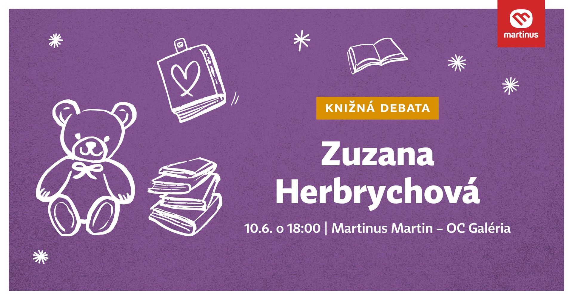 Beseda so Zuzanou Herbrychovou: Ako dostať deti ku knihám bez nátlaku