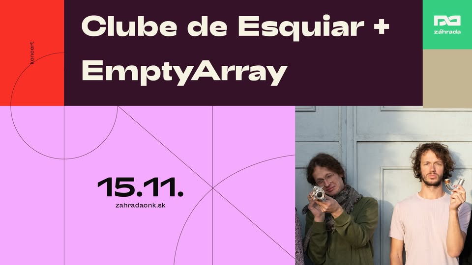 Koncert Clube de Esquiar + EmptyArray