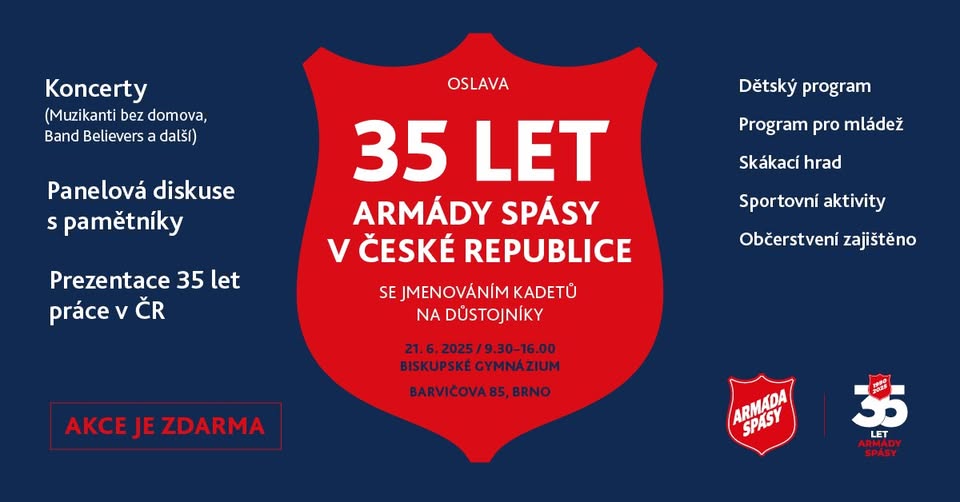 35 Let Armády spásy v České republice