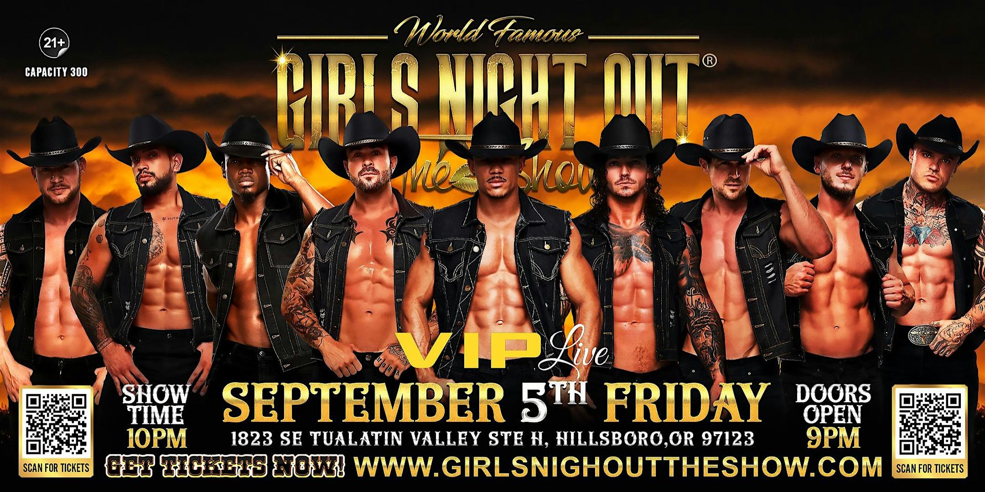 Girls Night Out The Show at Player's Box VIP Live (Hillsboro, OR)