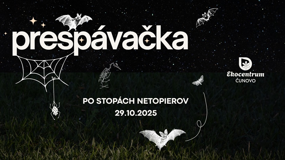 Prespávačka v Ekocentre: Po stopách netopierov