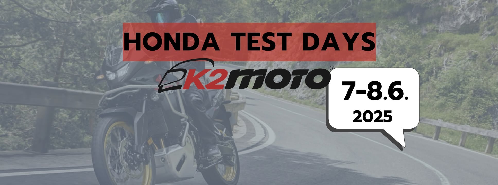 Honda Test Days v K2 Moto Praha