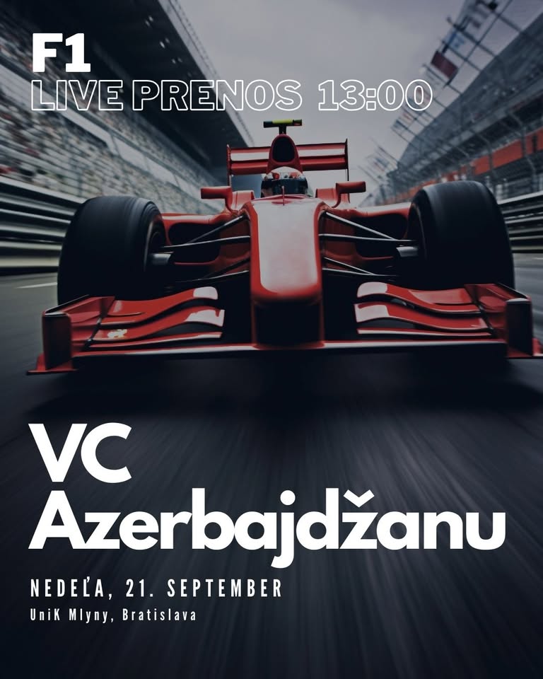 Formula 1 / LIVE prenos - VC Azerbajdžanu | NEDEĽA | 21. 9. | 13:00