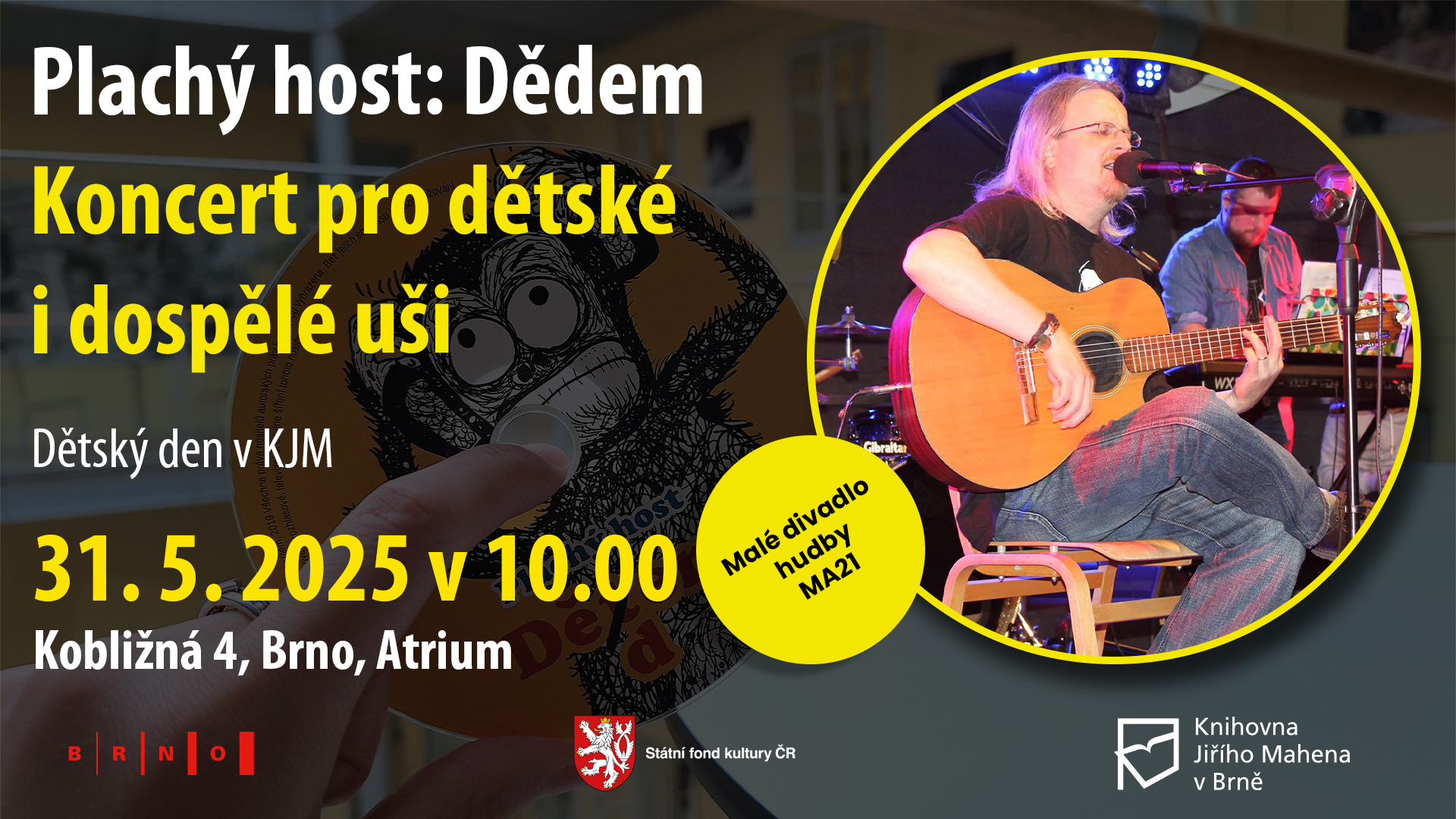 Plachý host: Dědem – koncert pro dětské i dospělé uši