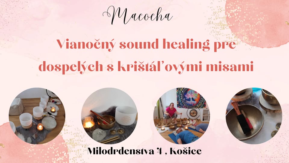 Vianočný sound healing pre dospelých s krištáľovými misami