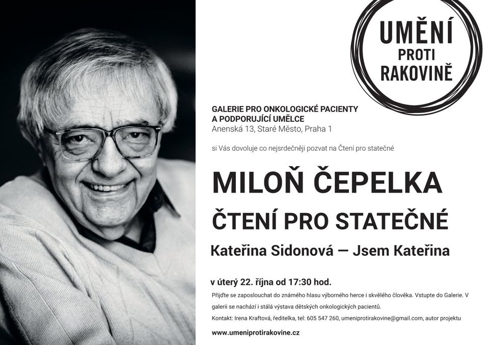 MILOŇ ČEPELKA - Čtení pro statečné - z knihy: Jsem Kateřina