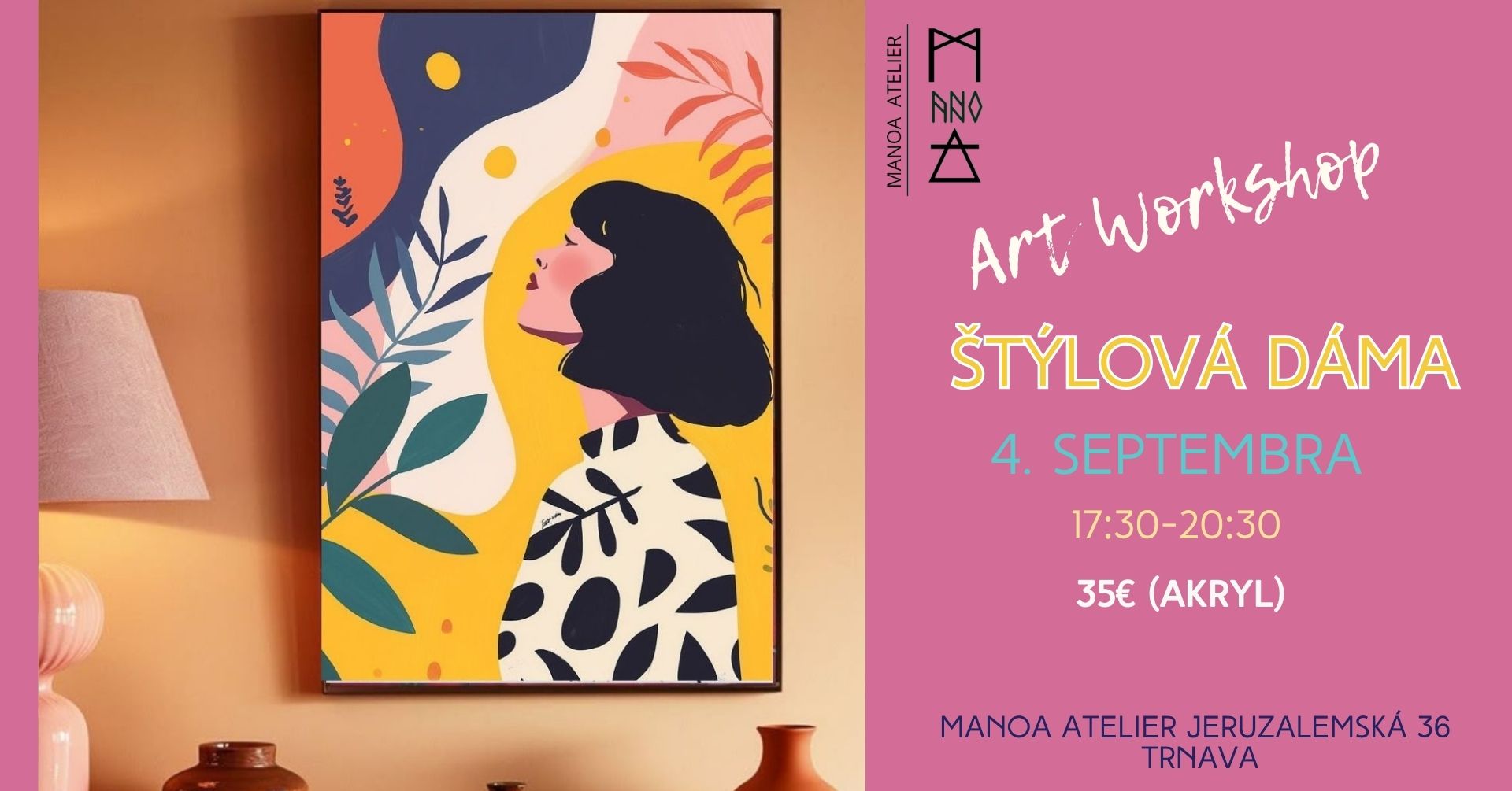 Art workshop - Štýlová dáma