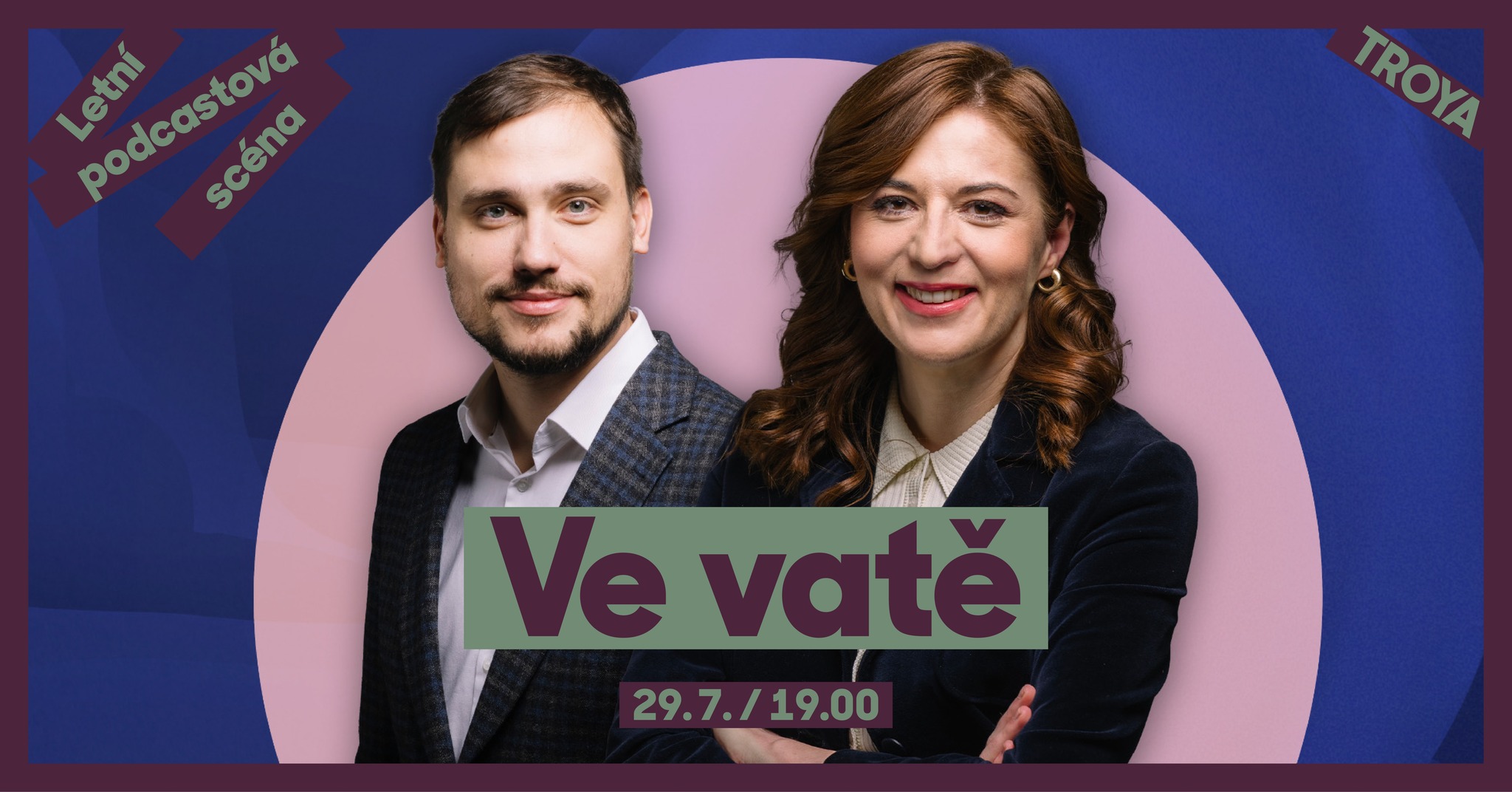 Ve vatě ŽIVĚ – Letní podcastová scéna 2025