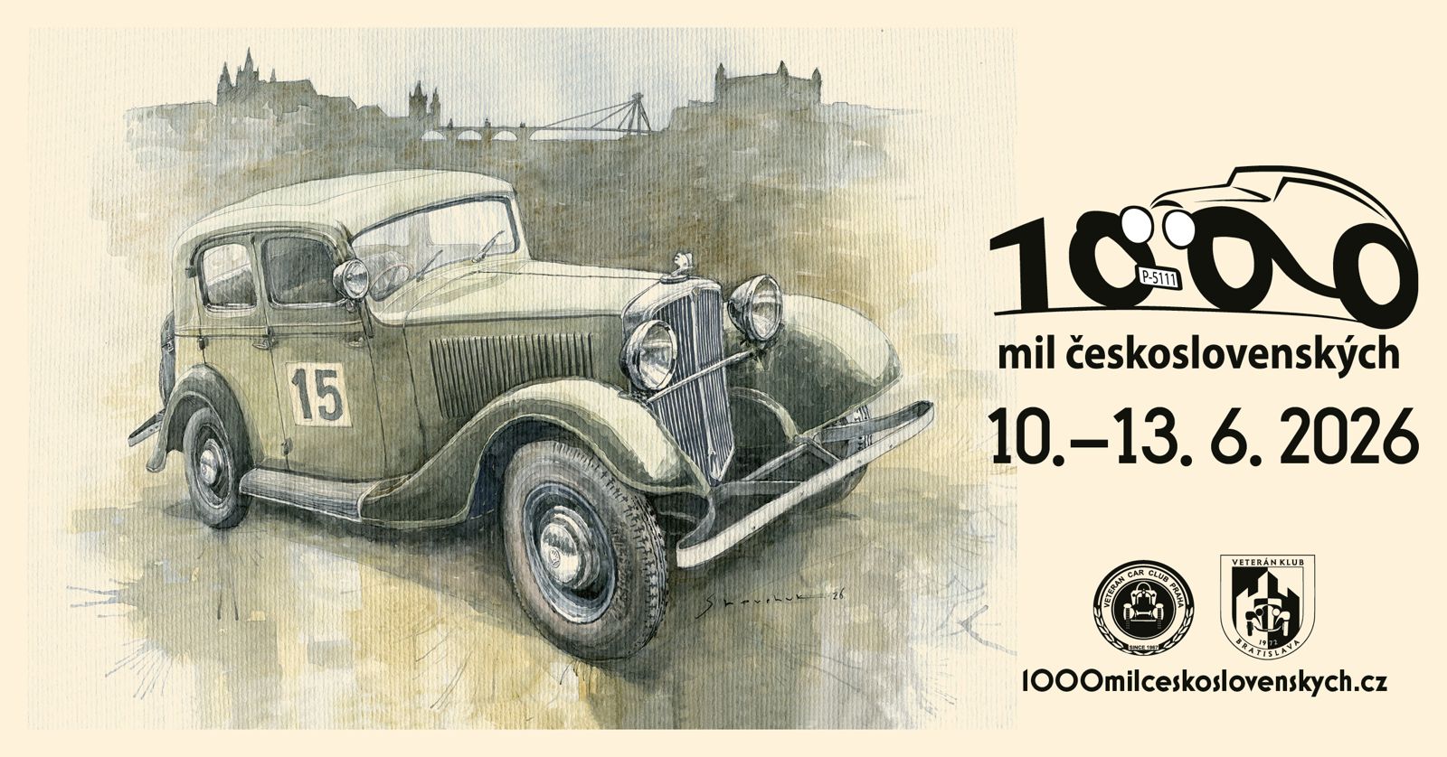 1000 mil československých 2026 | 1000 CZECHOSLOVAK MILES 2026