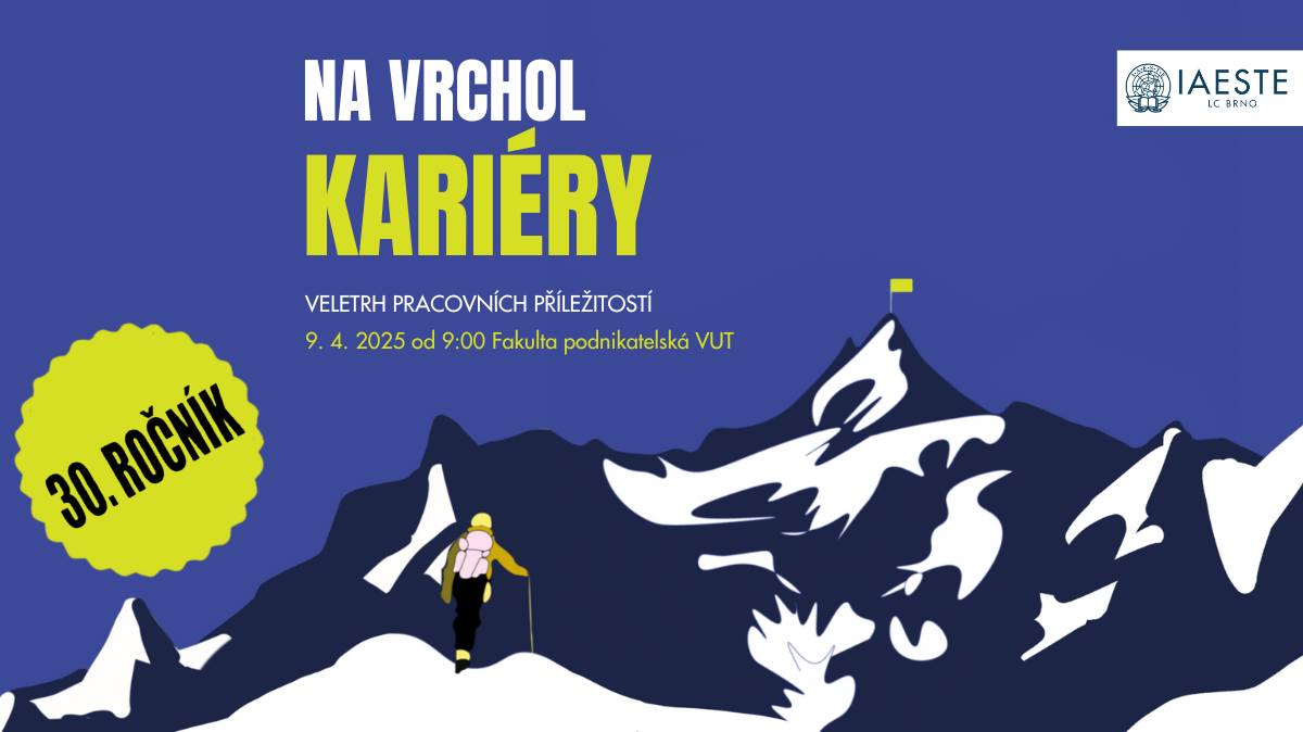 Veletrh pracovních příležitostí iKariéra 2025 na VUT v Brně