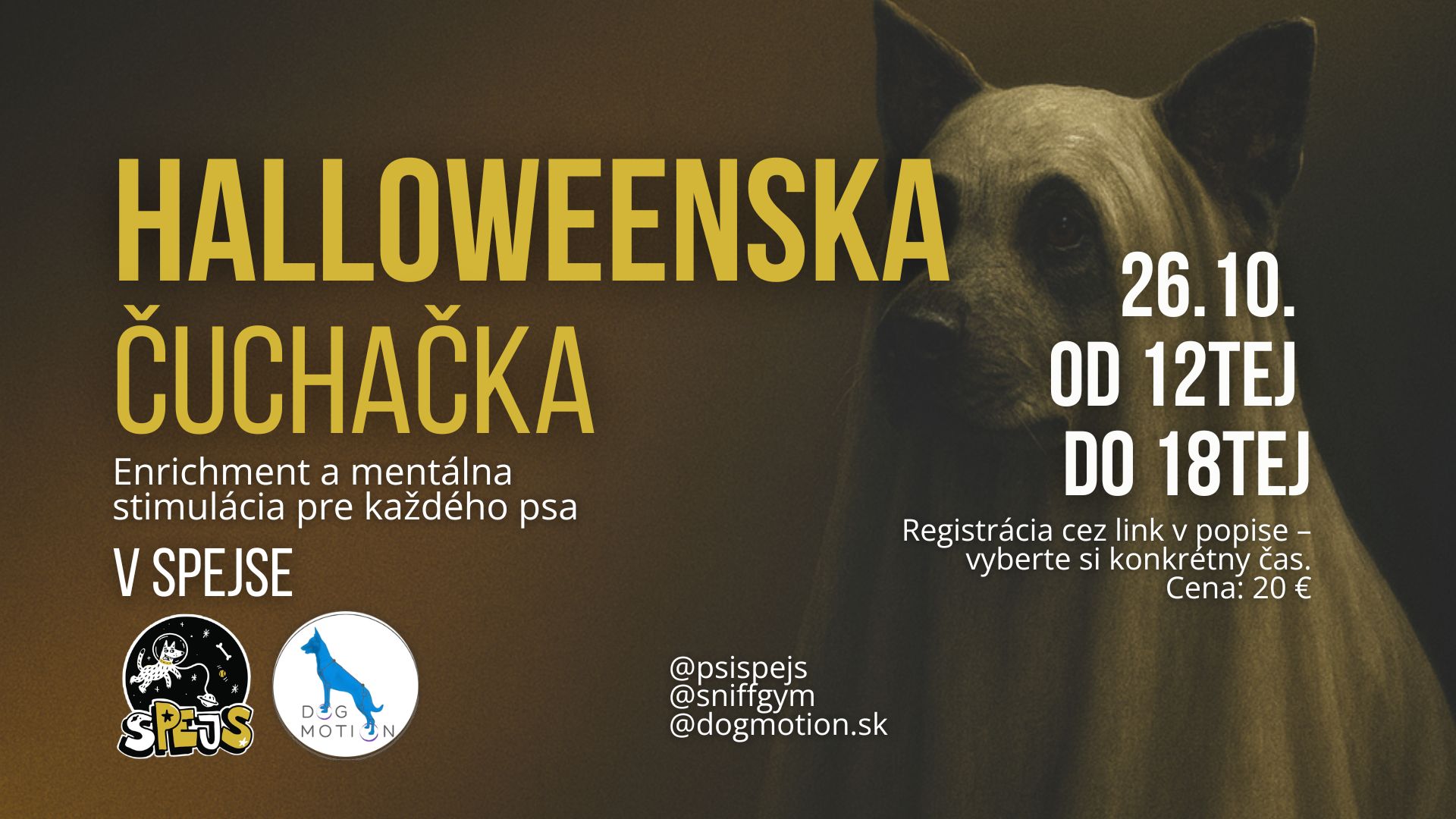 🎃 Halloweenska čuchačka 🎃- Enrichment a stimulácia pre každého psíka