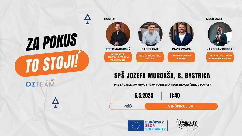 ZA POKUS TO STOJÍ | BANSKÁ BYSTRICA
