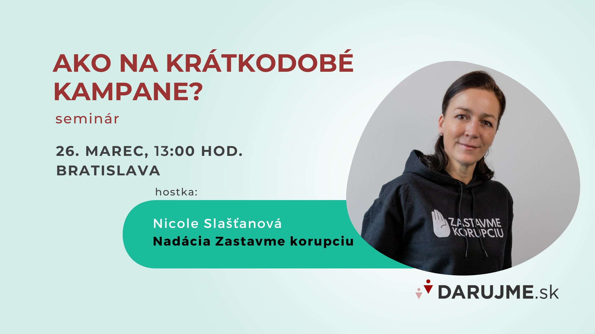 Prihláste sa na seminár: Ako na krátkodobé kampane?