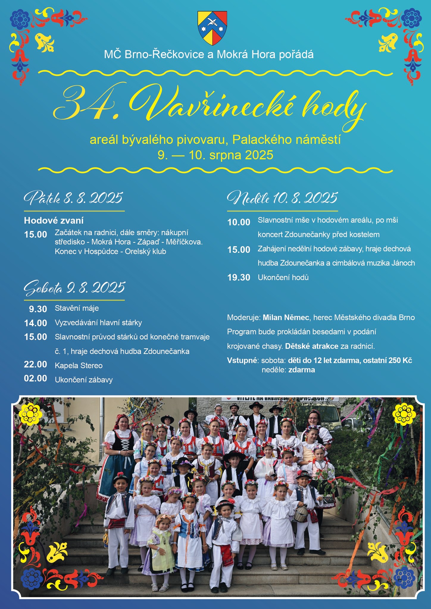 34. Vavřinecké hody v Řečkovicích a Mokré Hoře