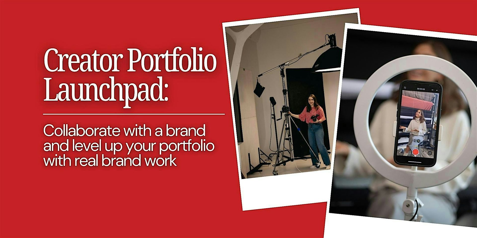 Creator Portfolio Launchpad: Photography & Content Creation Workshop