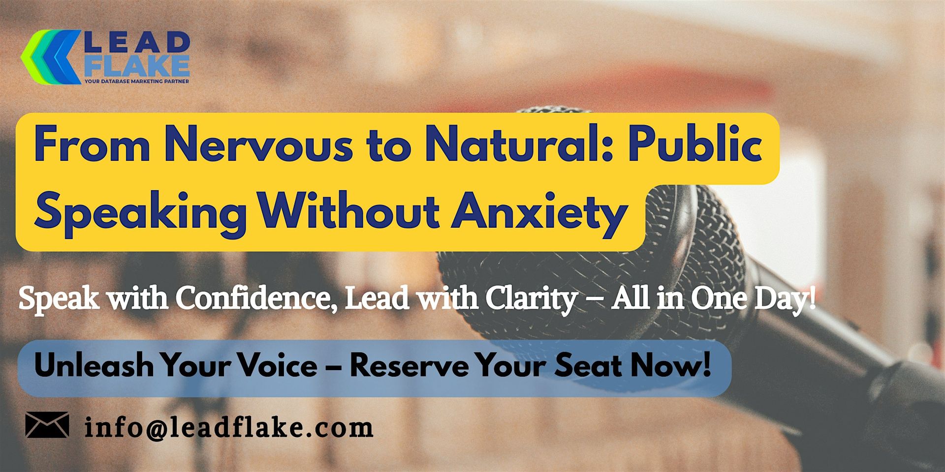 Public Speaking Skills 1 Day Workshop in Singapore