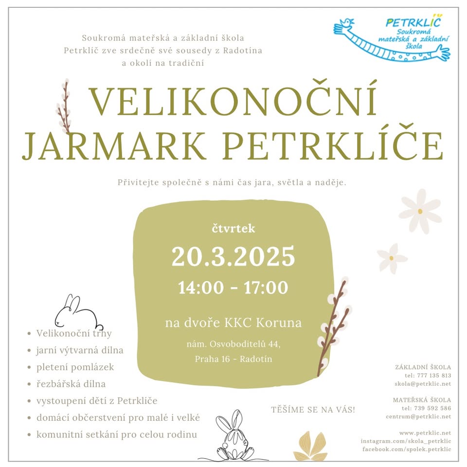Velikonoční jarmark Petrklíče