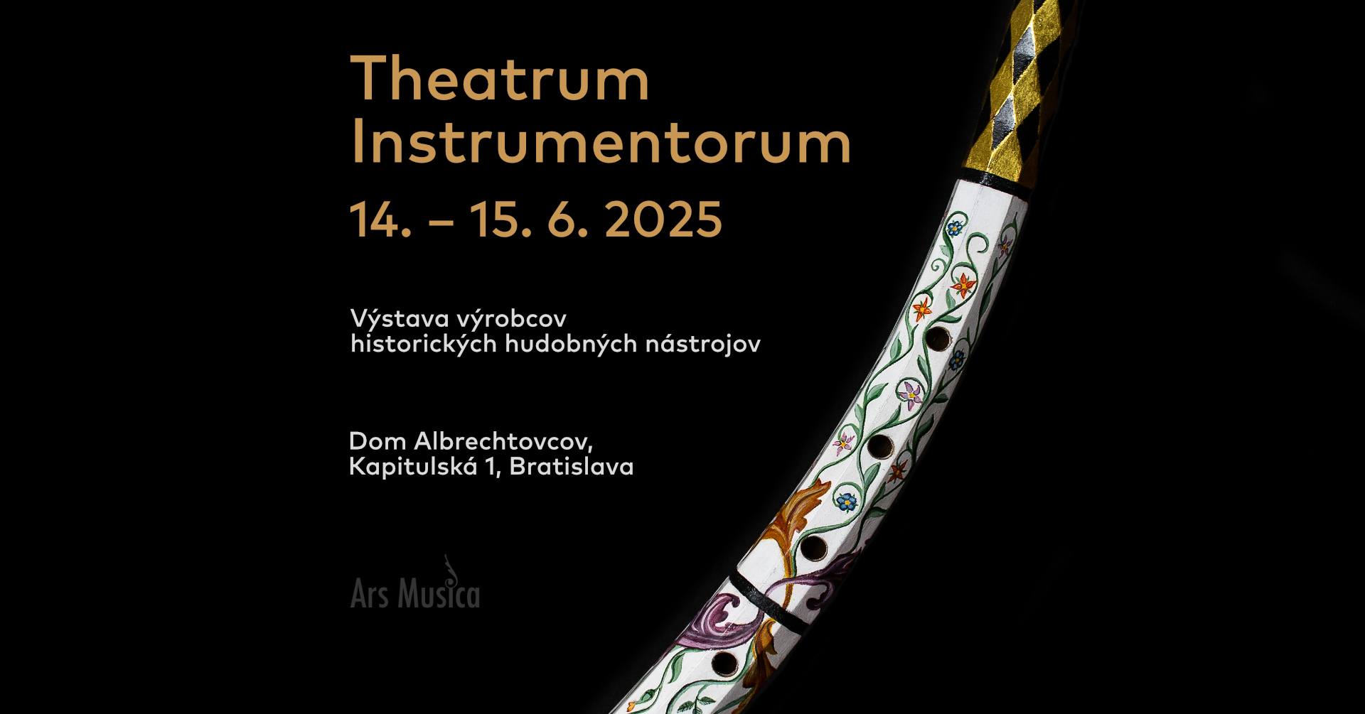 Theatrum Instrumentorum – Výstava výrobcov historických hudobných nástrojov