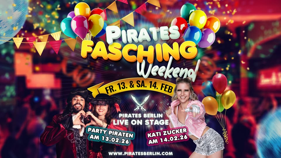 Pirates Fasching Weekend - 2 Tage Faschingspartys