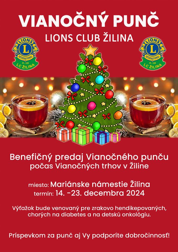 Vianočný punč LIONS CLUB Žilina
