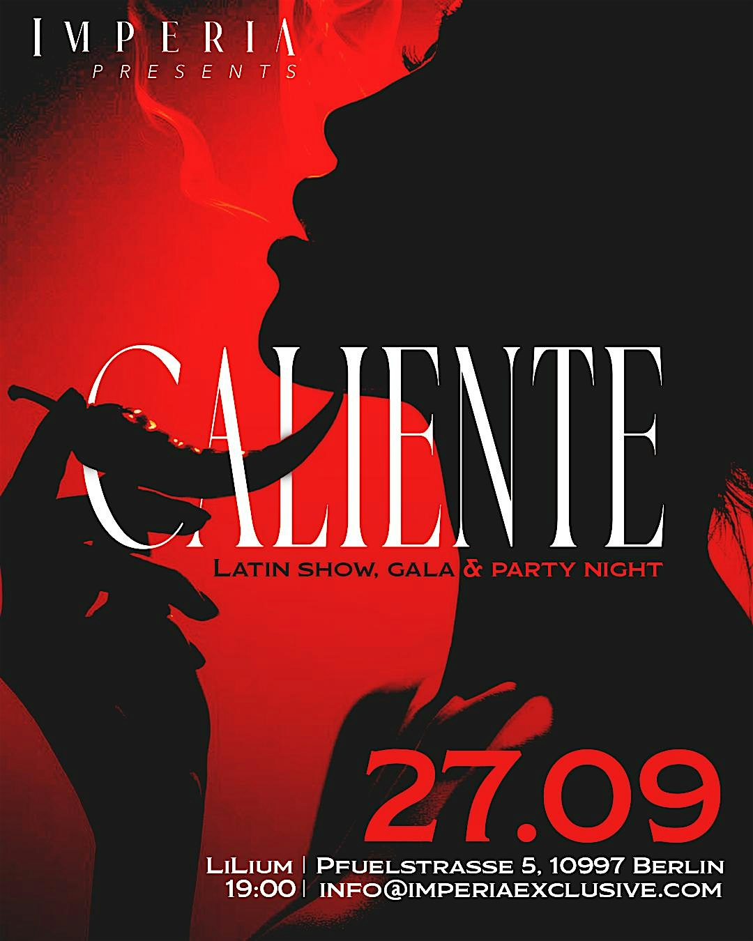 CALIENTE (Latin night by Imperia) show, gala, party