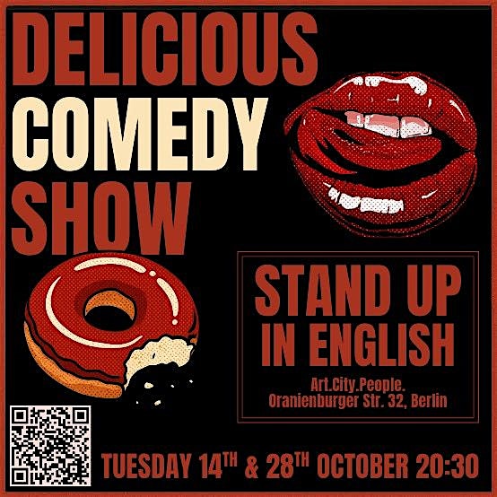 Delicious Comedy Show- Standup In English
