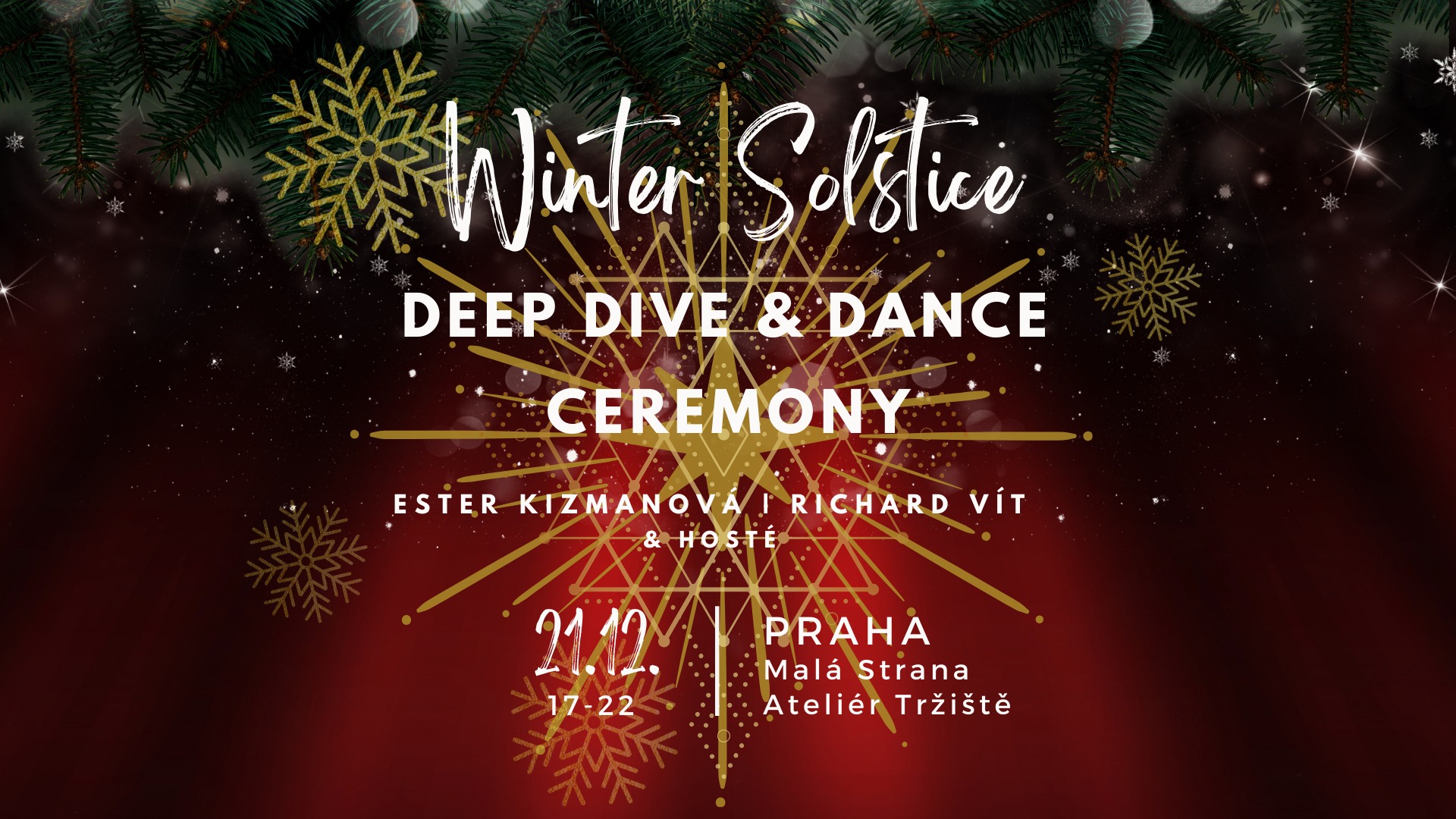 Winter Solstice: Deep Dive & Dance Ceremony (slunovratová oslava života)💫🎄