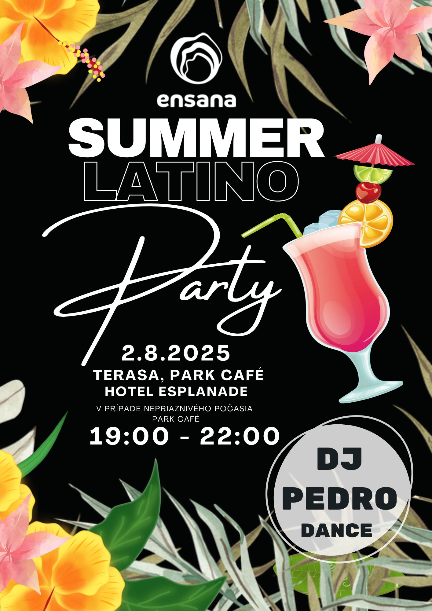 Summer latino party v hoteli Esplanade