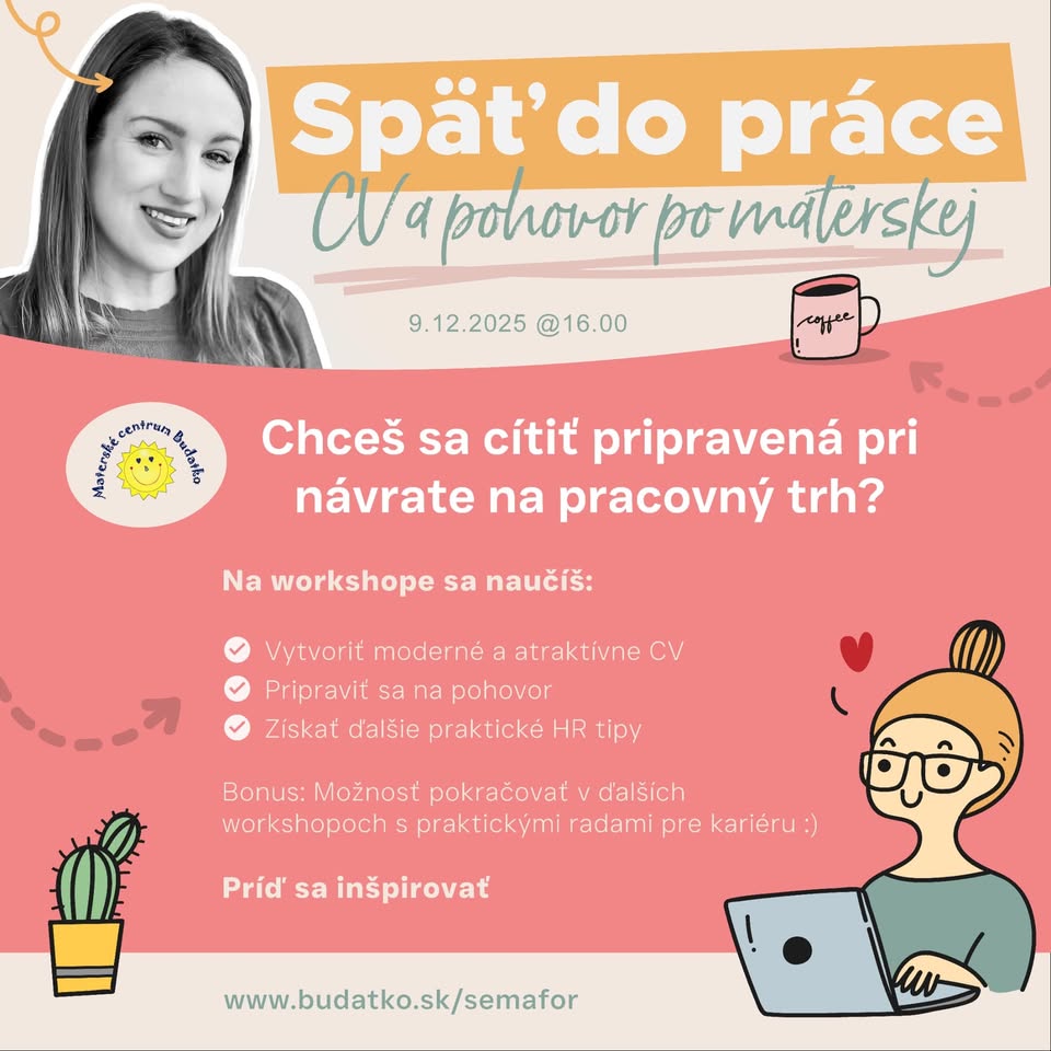 Späť do práce - workshop