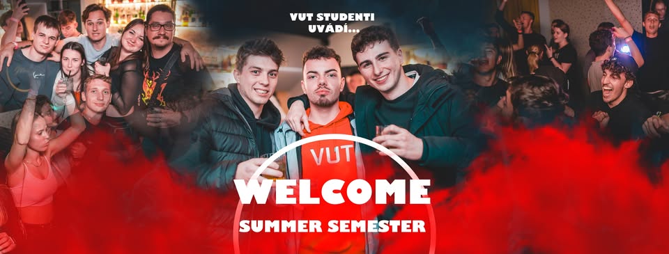 VUT WELCOME SUMMER SEMESTER PÁRTY 2025