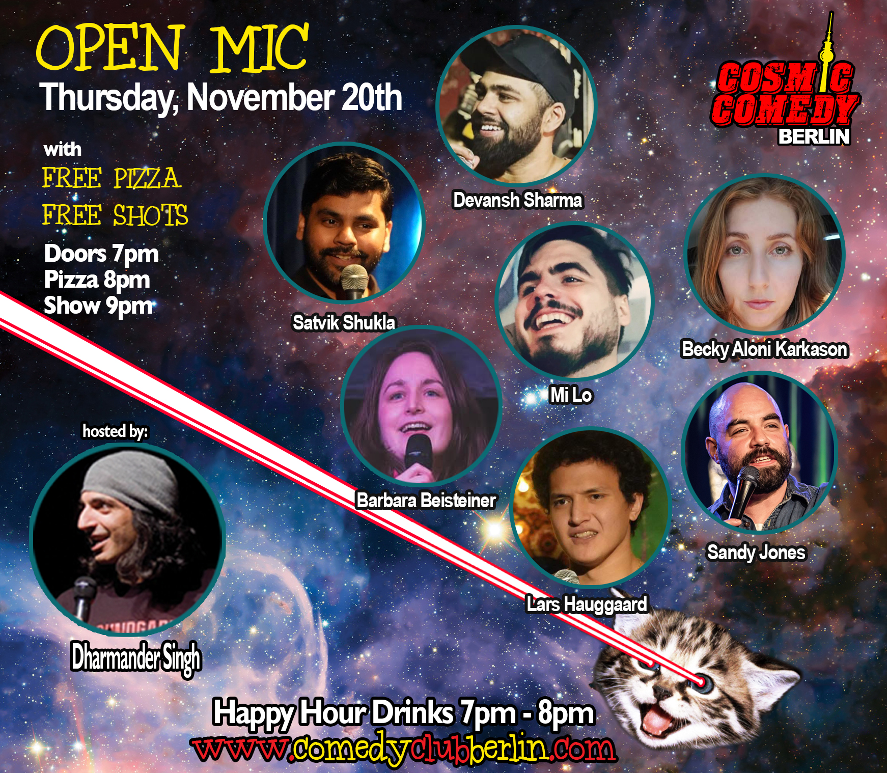Cosmic Comedy Berlin OPEN-MIC THURSDAY