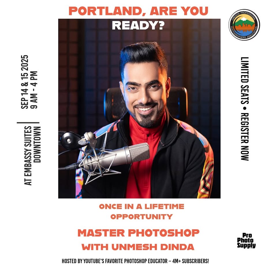 Master Photoshop with Unmesh Dinda – Portland 2025