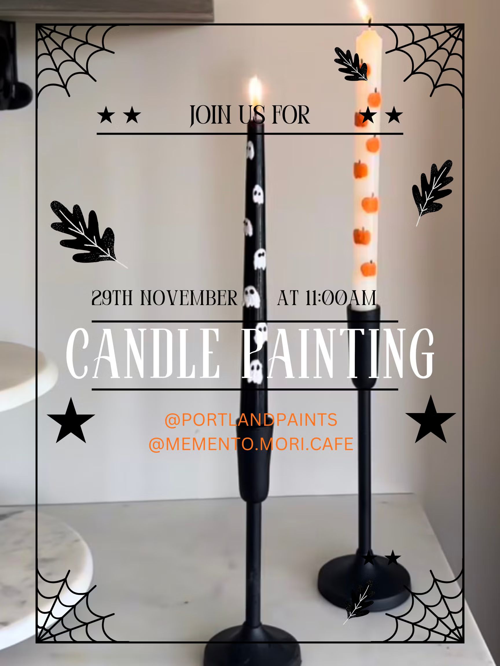 Spooky Candles at Memento Mori