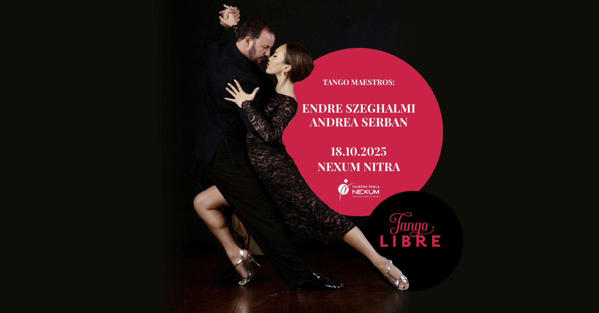 Tango Workshops & Milonga s Andrea & Endre – Nitra 18.10.2025