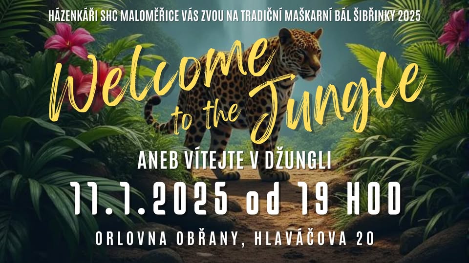 Šibřinky 2025 Welcome to the Jungle