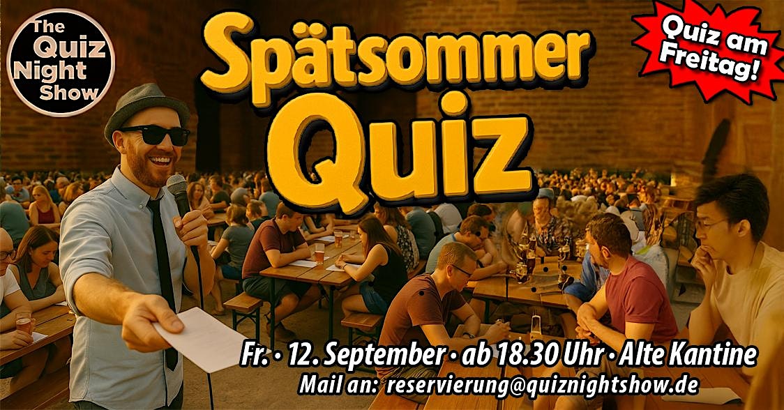Quiz Night Show #535.2 // Spätsommer-Quiz (Allgemeinwissen am Freitag)
