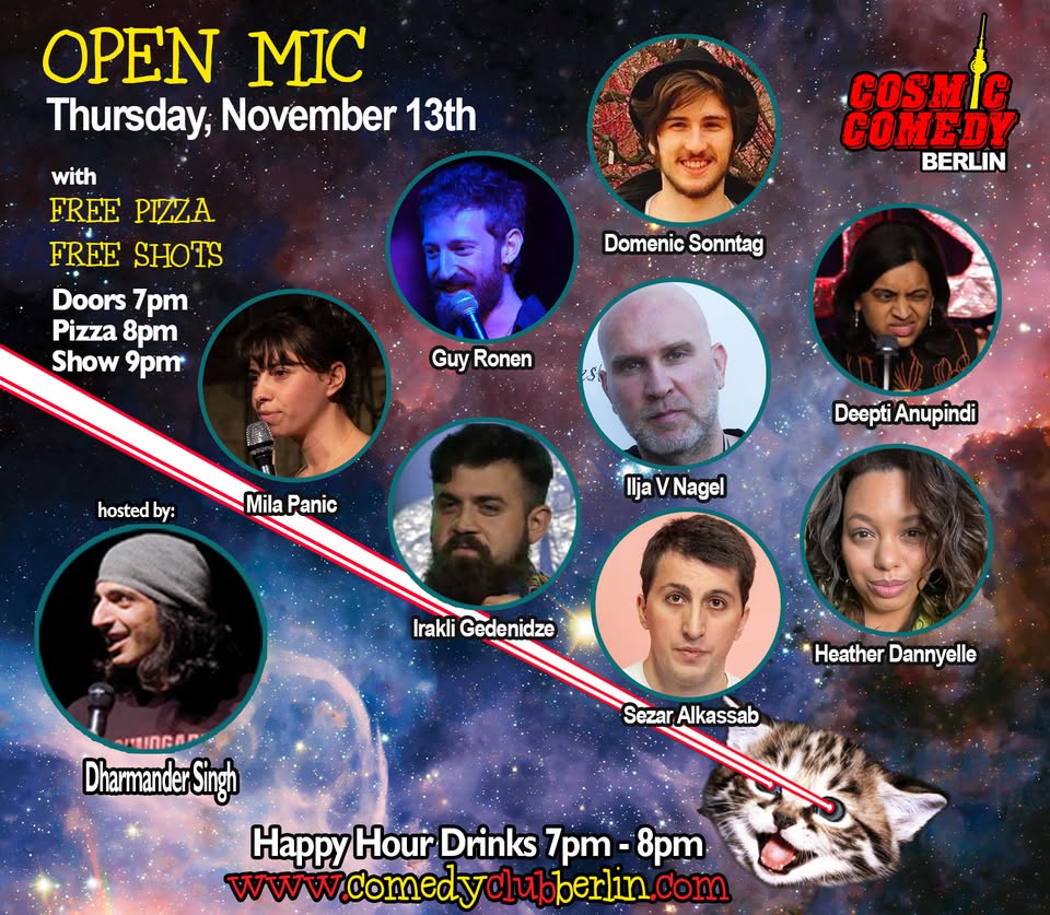 Cosmic Comedy Berlin OPEN-MIC THURSDAY
