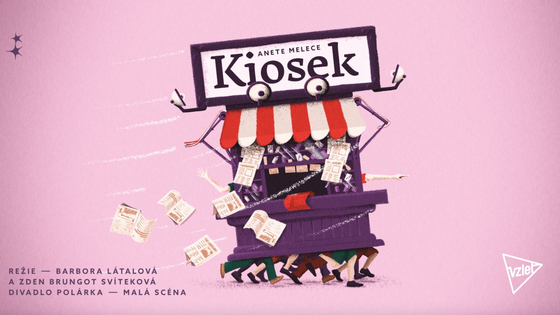 Ostružina/Divadlo Polárka: KIOSEK v pražském Vzletu