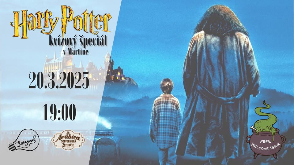 Harry Potter kvízový špeciál v Arabica Záturčie