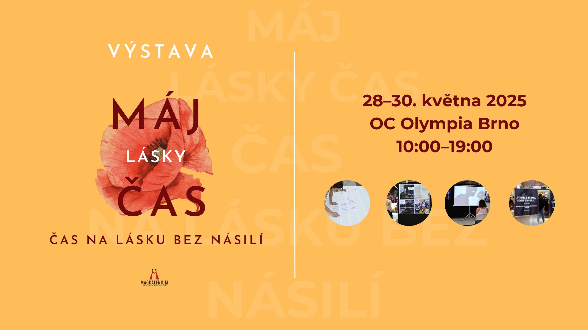 Výstava Máj lásky čas: Čas na lásku bez násilí