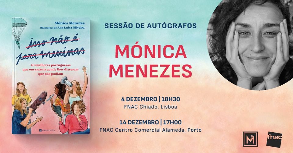 Lançamento de «Isso Não É Para Meninas»,  de Mónica Menezes