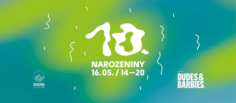 10. narozeniny Kavárny co hledá jméno