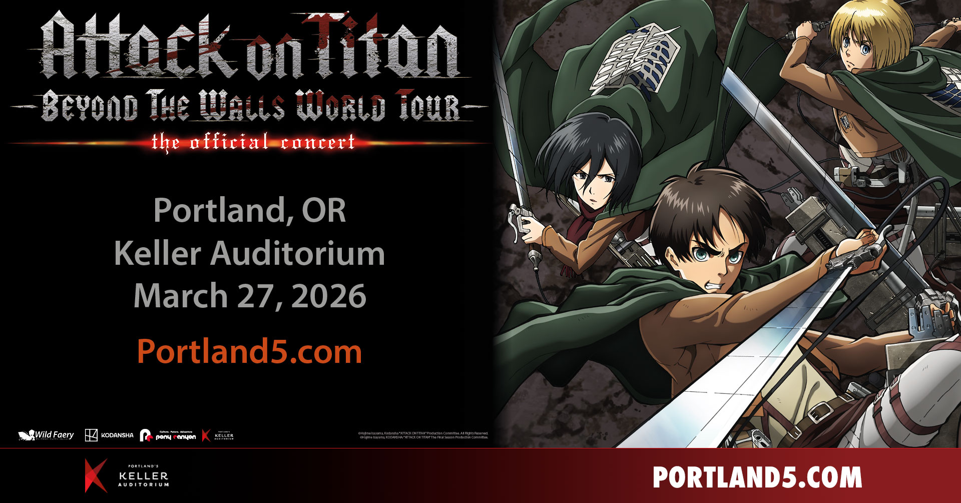 "Attack on Titan" - Beyond the Walls World Tour - The Official Concert